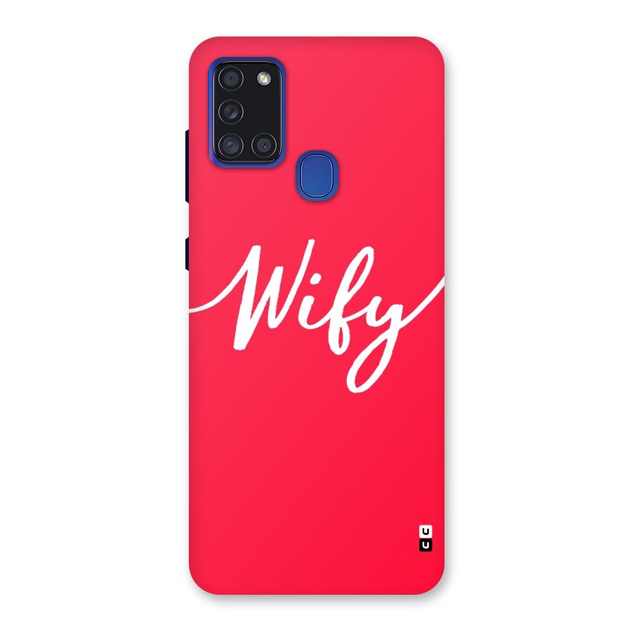 Wify Back Case for Galaxy A21s
