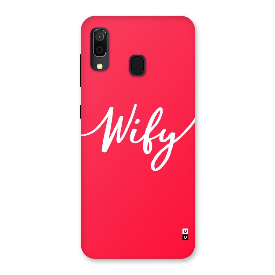 Wify Back Case for Galaxy A30