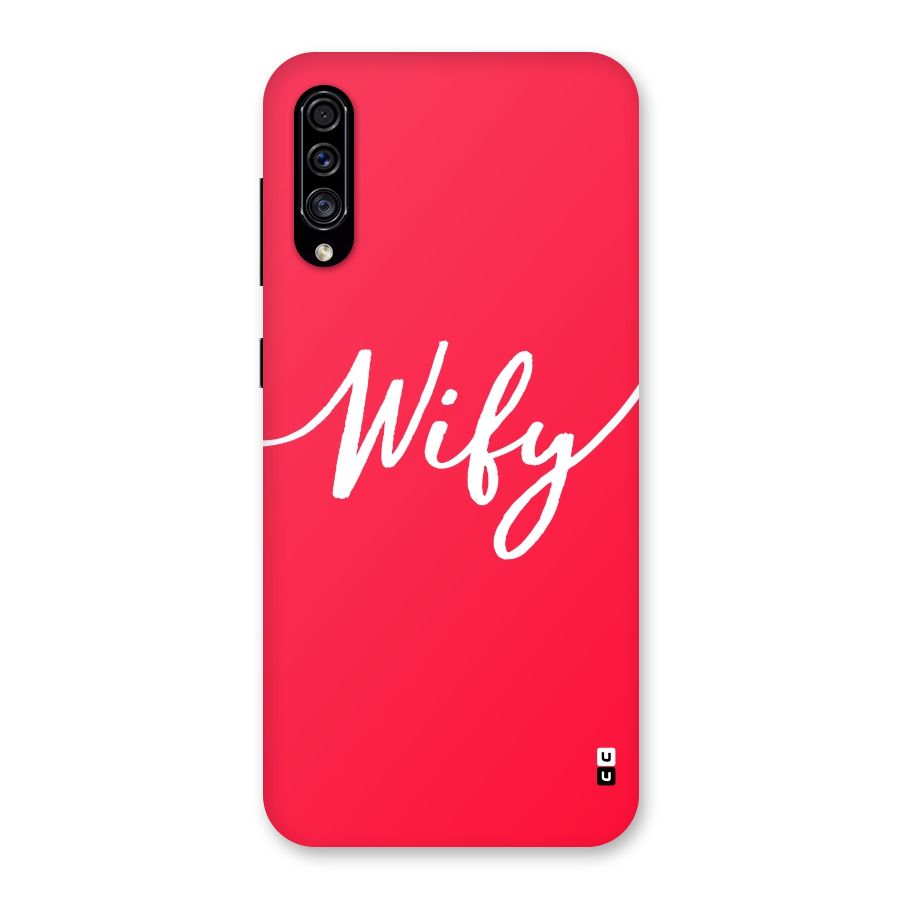 Wify Back Case for Galaxy A30s