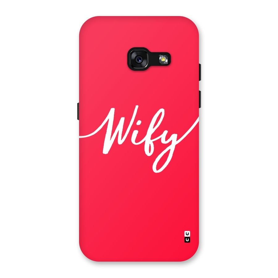 Wify Back Case for Galaxy A3 (2017)