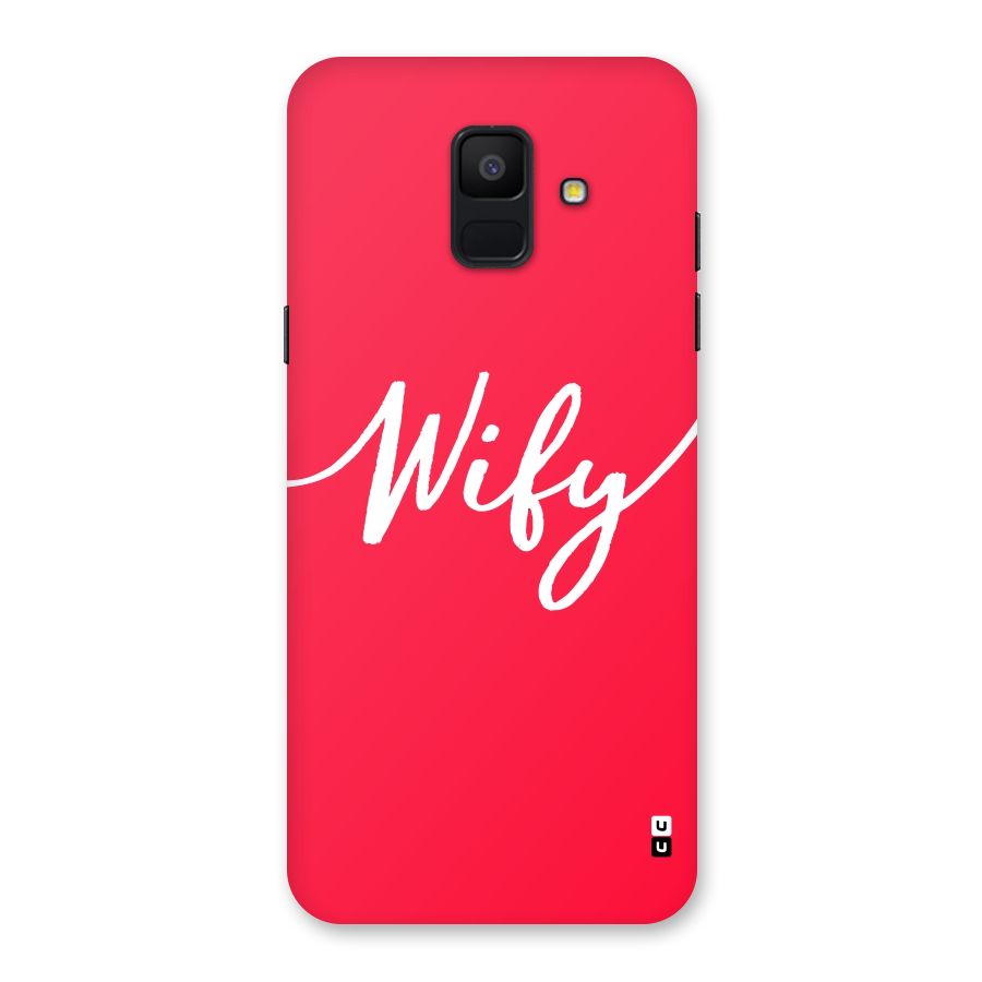 Wify Back Case for Galaxy A6 (2018)
