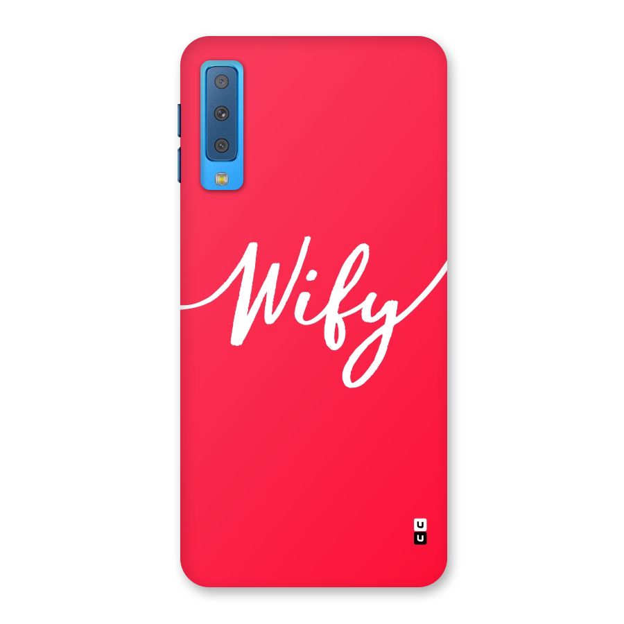 Wify Back Case for Galaxy A7 (2018)