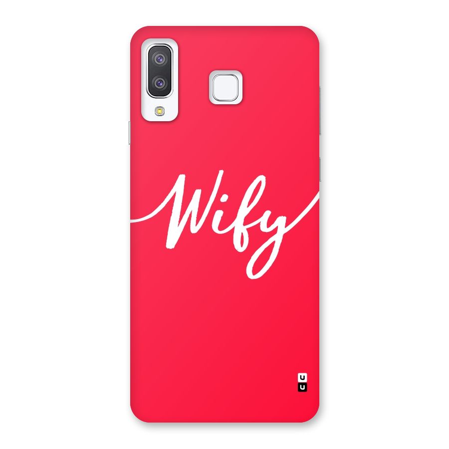 Wify Back Case for Galaxy A8 Star