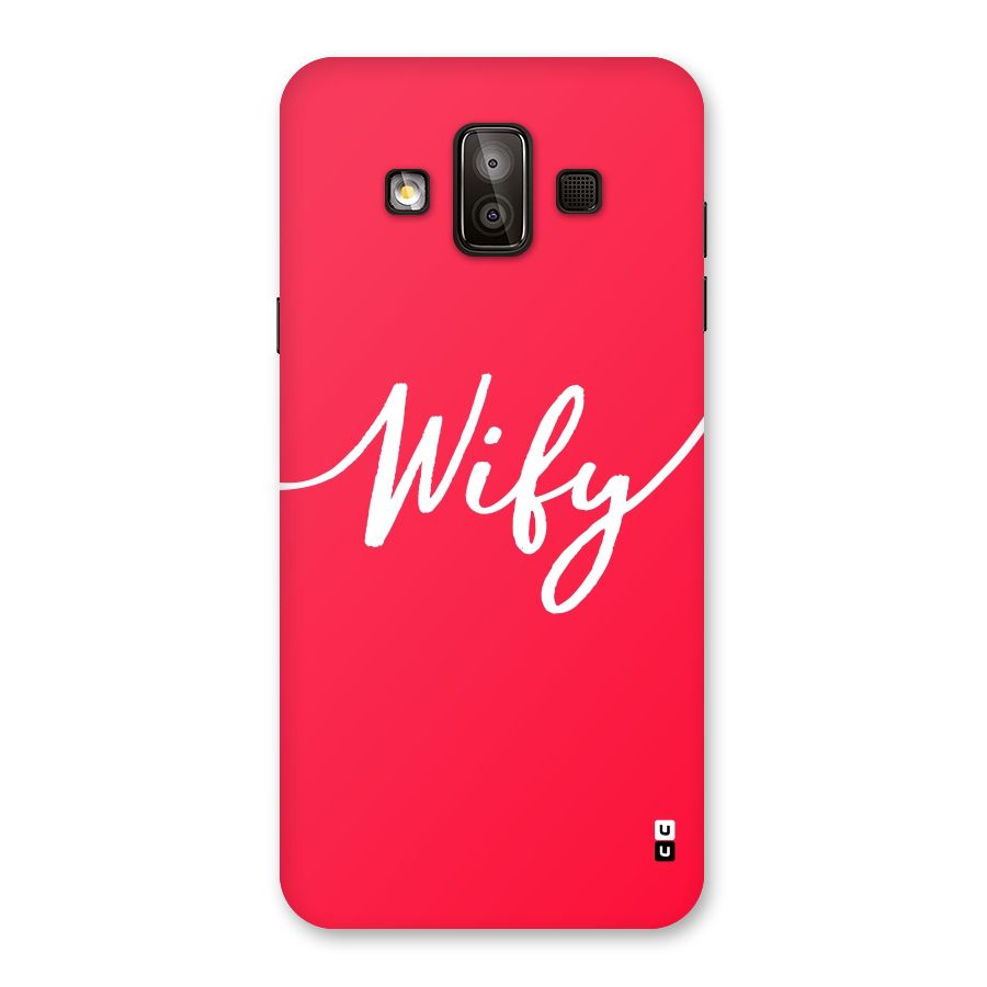 Wify Back Case for Galaxy J7 Duo