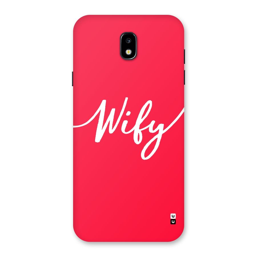 Wify Back Case for Galaxy J7 Pro