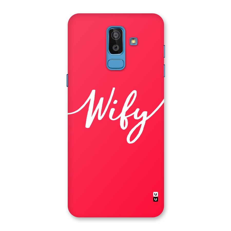 Wify Back Case for Galaxy J8