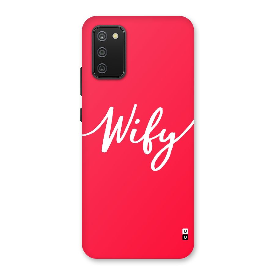Wify Back Case for Galaxy M02s