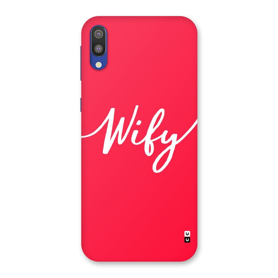 Wify Back Case for Galaxy M10