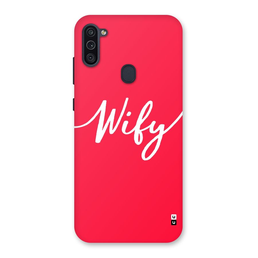 Wify Back Case for Galaxy M11