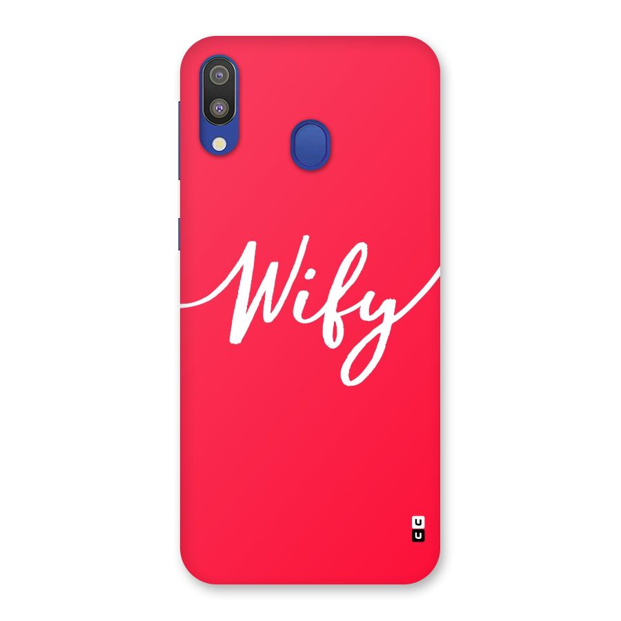 Wify Back Case for Galaxy M20