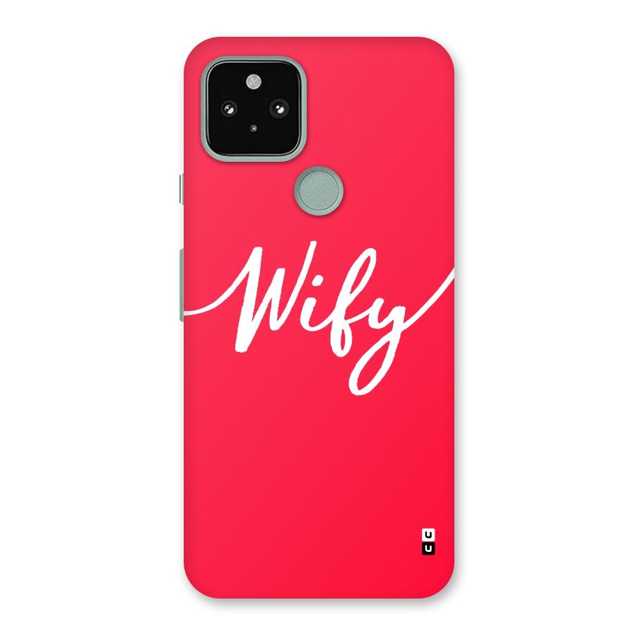 Wify Back Case for Google Pixel 5