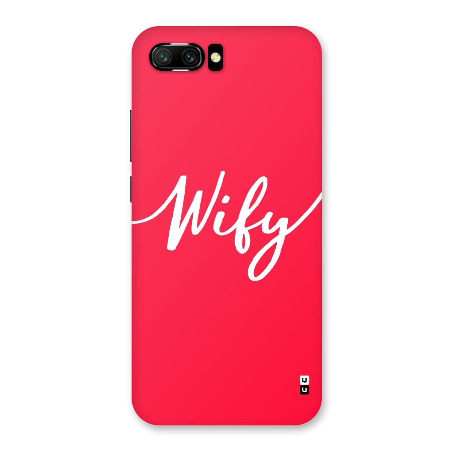 Wify Back Case for Honor 10