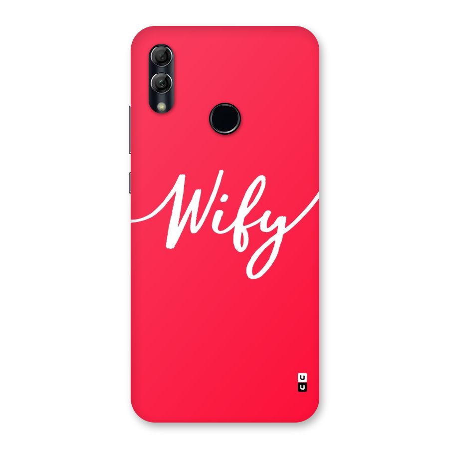 Wify Back Case for Honor 10 Lite