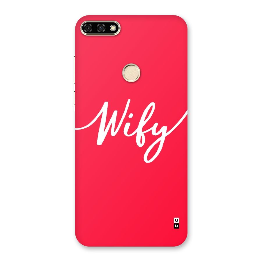 Wify Back Case for Honor 7A