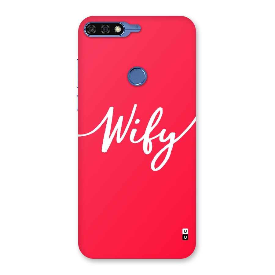 Wify Back Case for Honor 7C