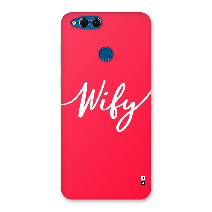 Wify Back Case for Honor 7X