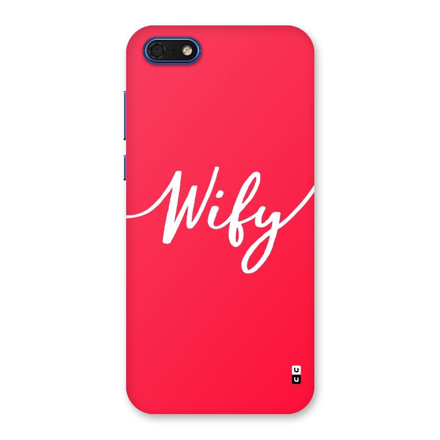 Wify Back Case for Honor 7s