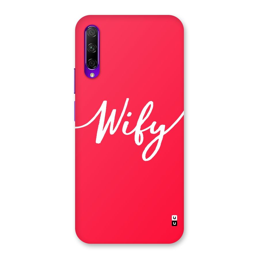 Wify Back Case for Honor 9X Pro