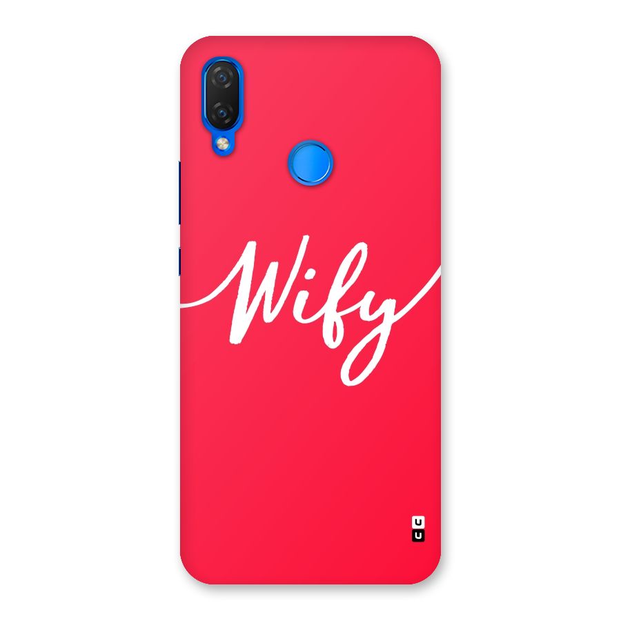Wify Back Case for Huawei P Smart+