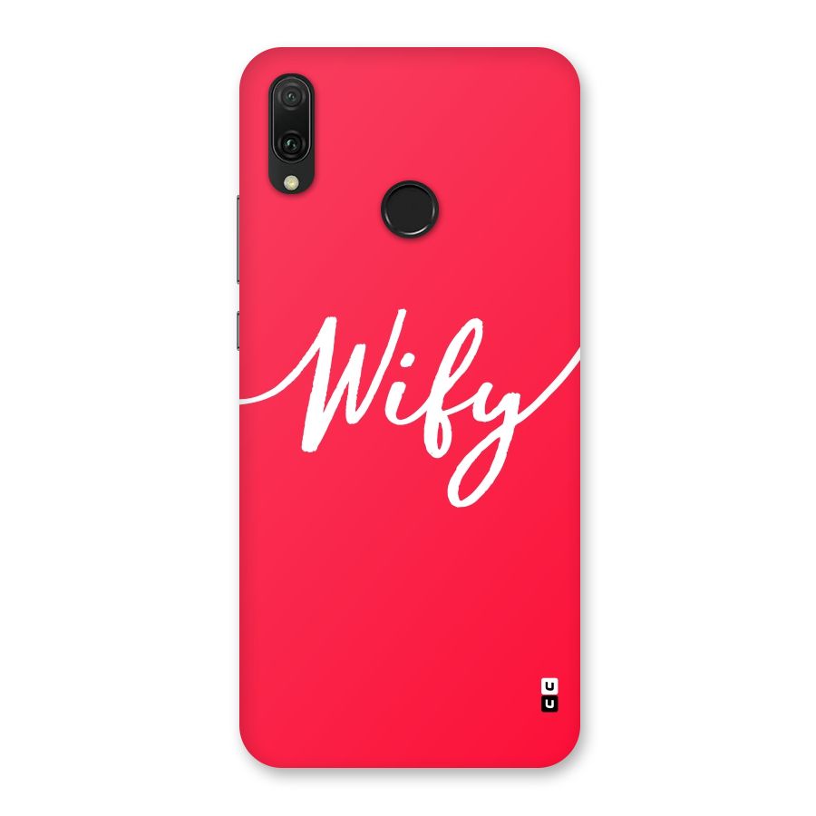 Wify Back Case for Huawei Y9 (2019)