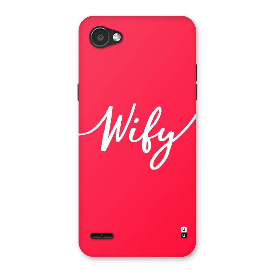 Wify Back Case for LG Q6
