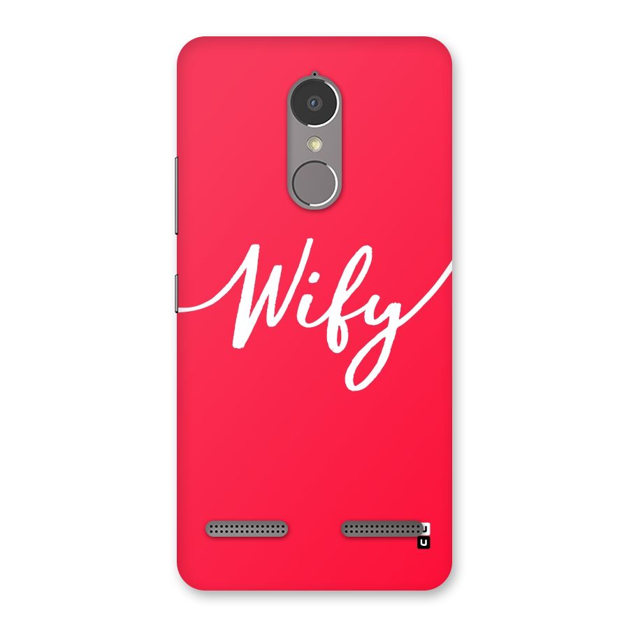 Wify Back Case for Lenovo K6 Power