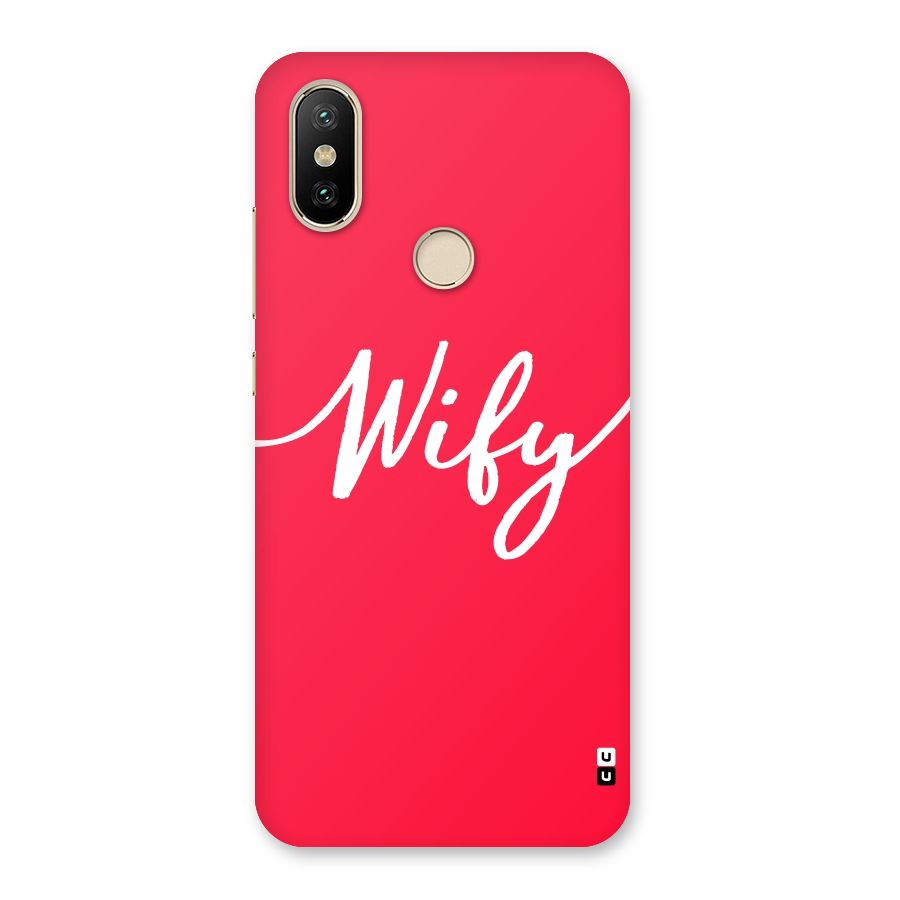 Wify Back Case for Mi A2