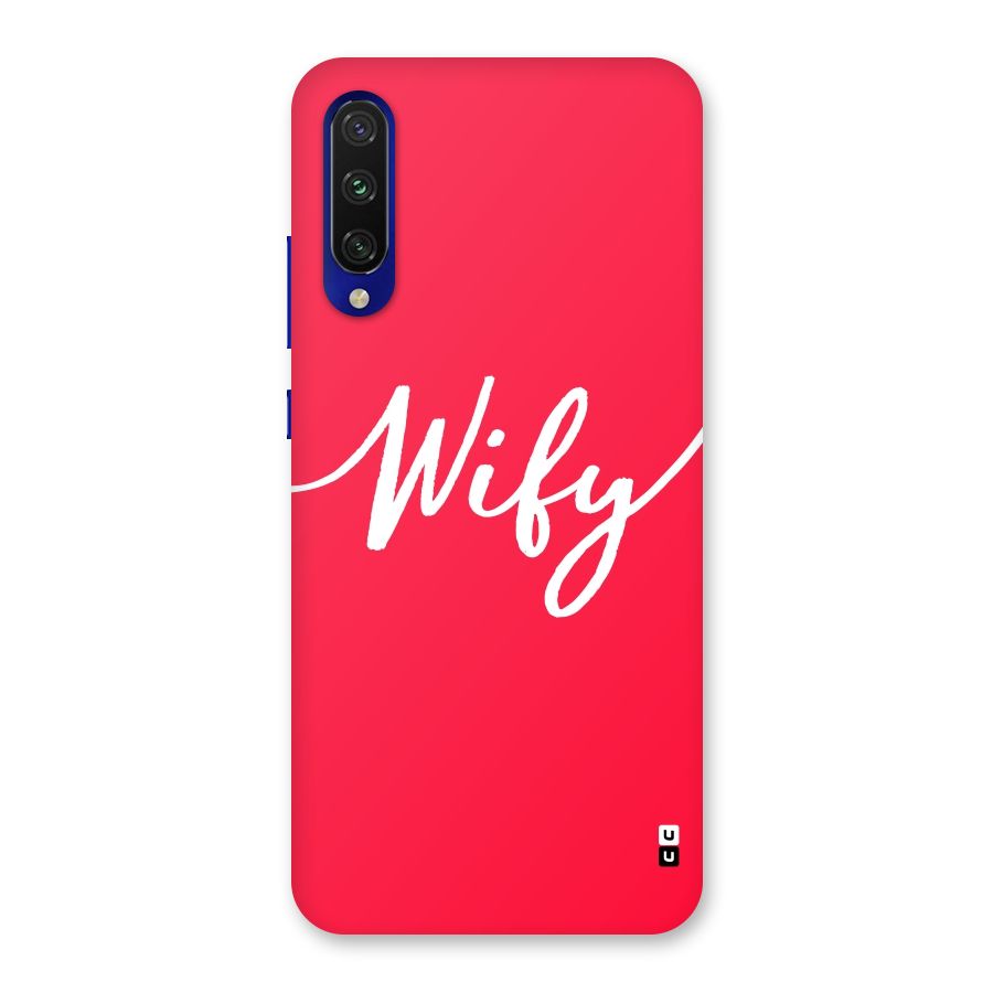 Wify Back Case for Mi A3