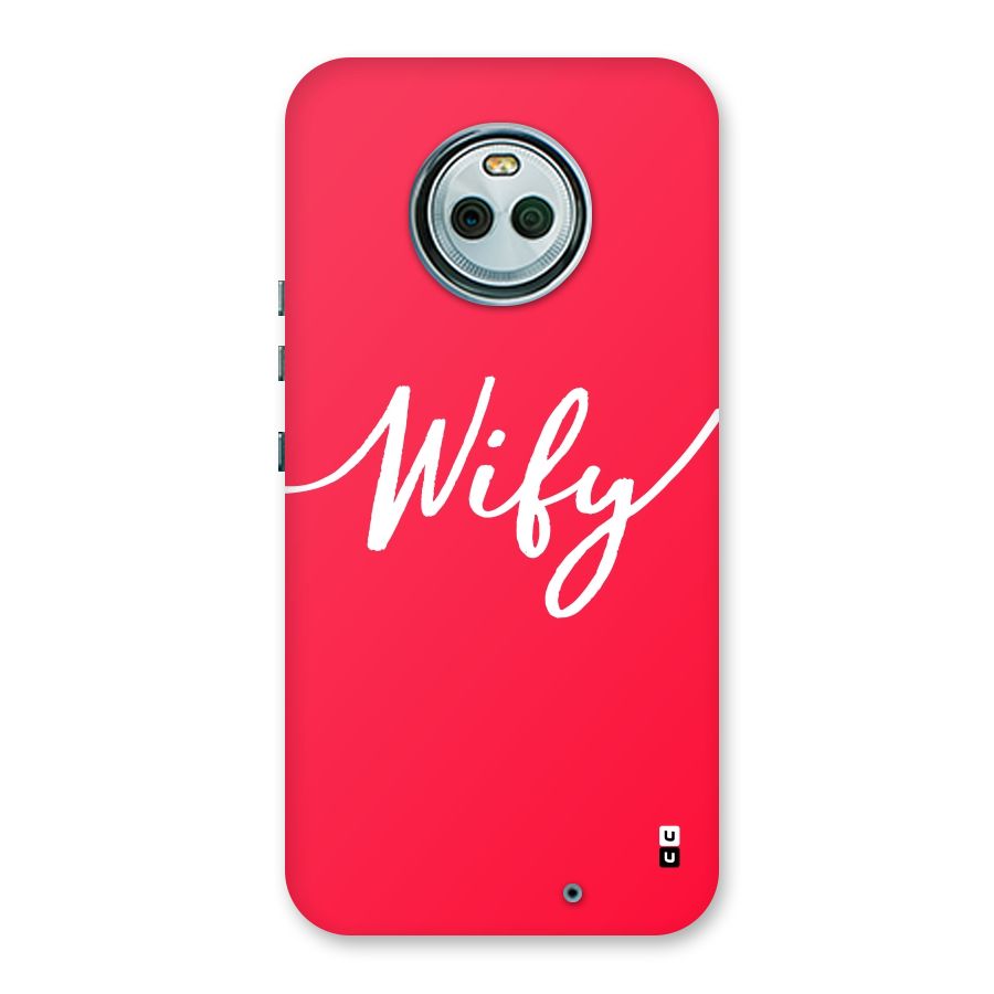 Wify Back Case for Moto X4