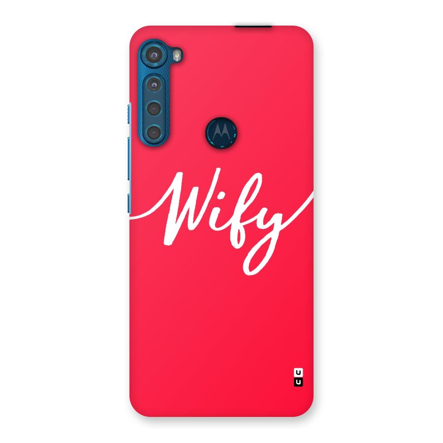 Wify Back Case for Motorola One Fusion Plus