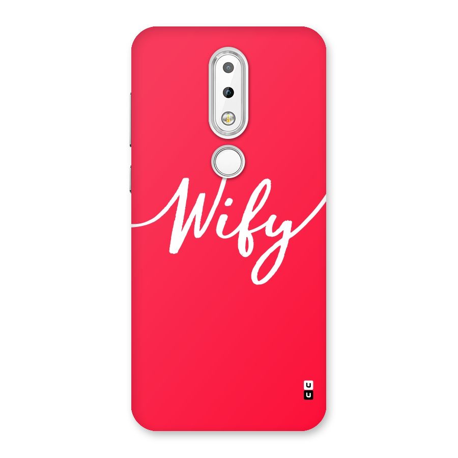 Wify Back Case for Nokia 6.1 Plus