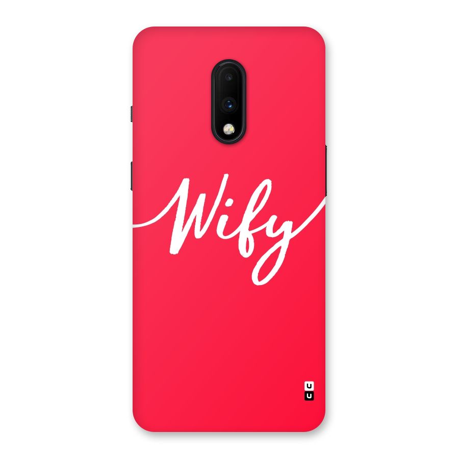 Wify Back Case for OnePlus 7