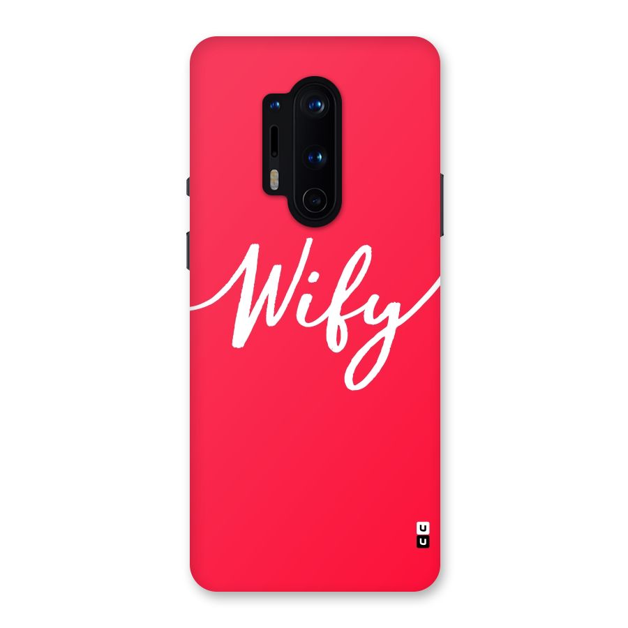 Wify Back Case for OnePlus 8 Pro