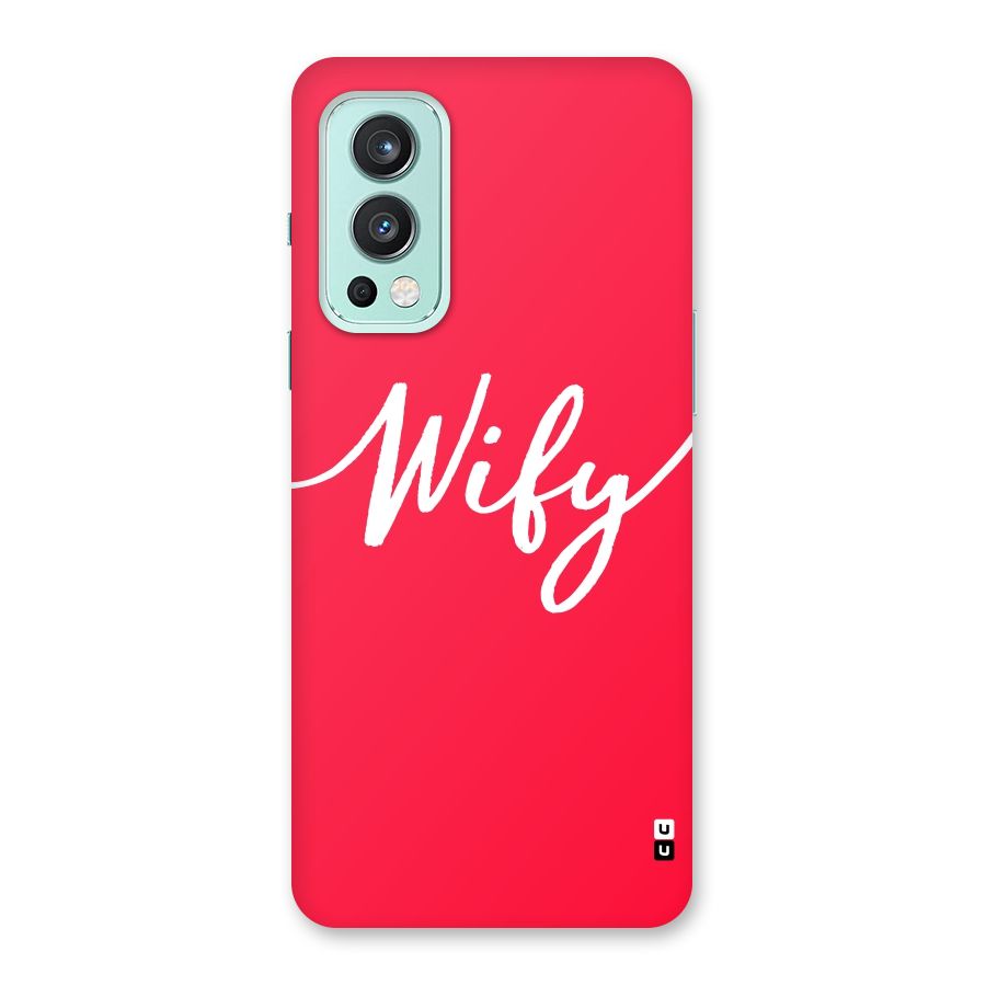 Wify Back Case for OnePlus Nord 2 5G
