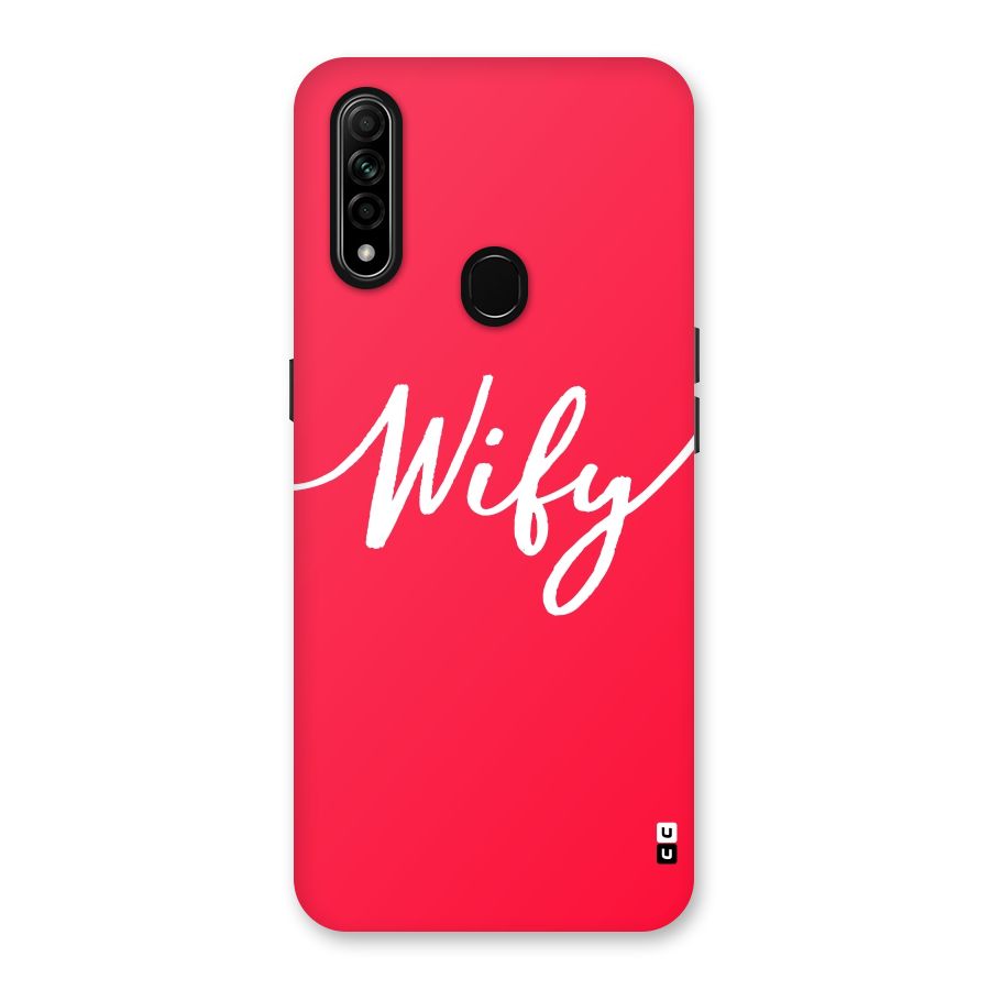 Wify Back Case for Oppo A31