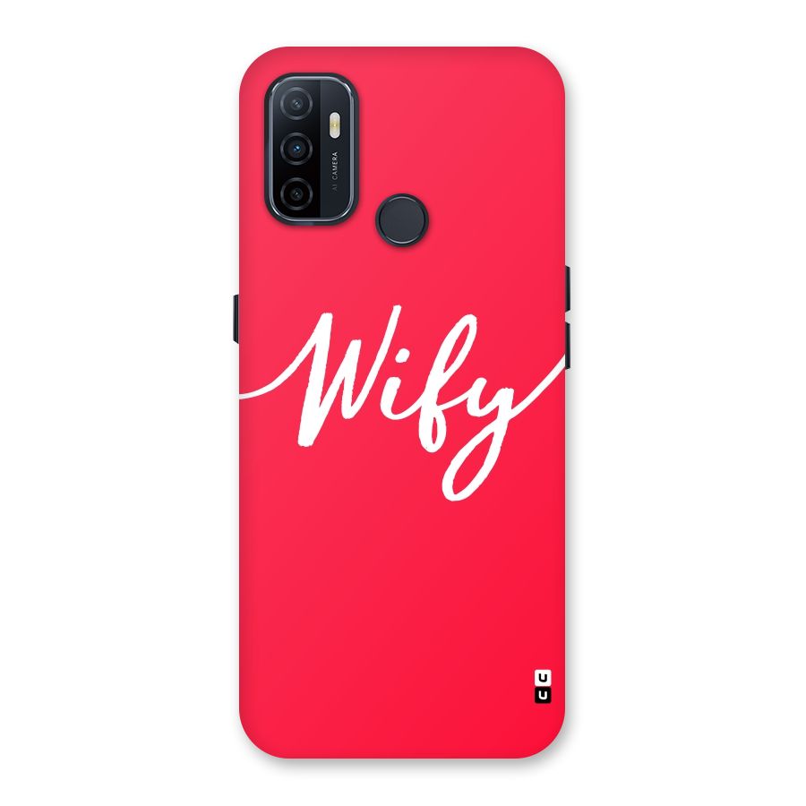 Wify Back Case for Oppo A32