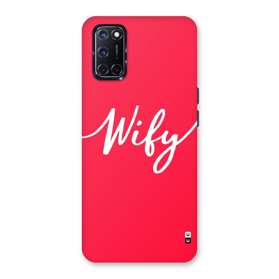 Wify Back Case for Oppo A52