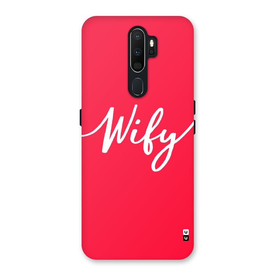 Wify Back Case for Oppo A5 (2020)