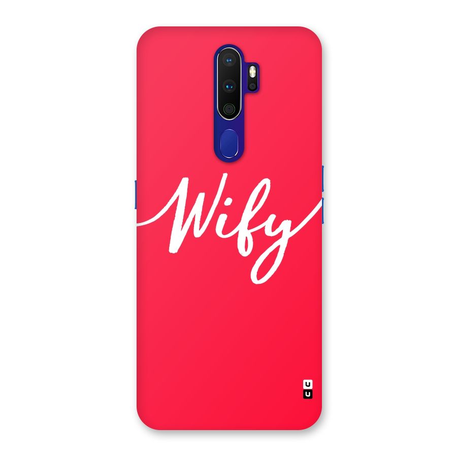 Wify Back Case for Oppo A9 (2020)