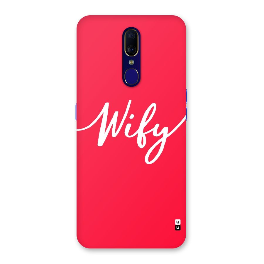 Wify Back Case for Oppo F11