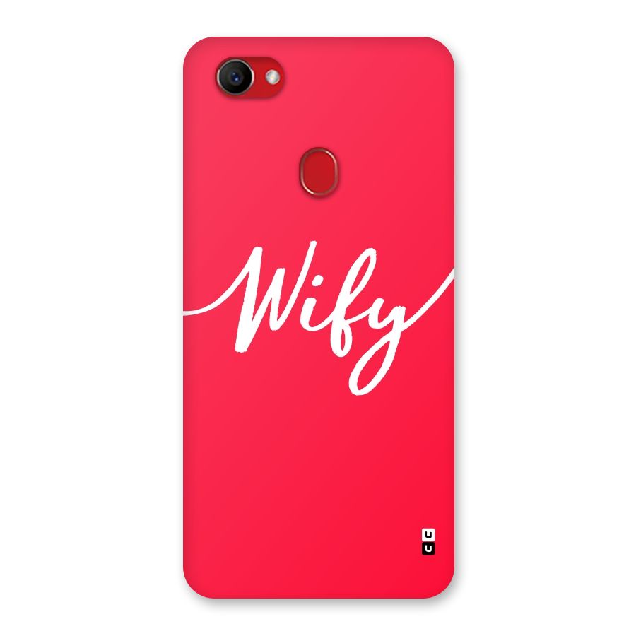 Wify Back Case for Oppo F7