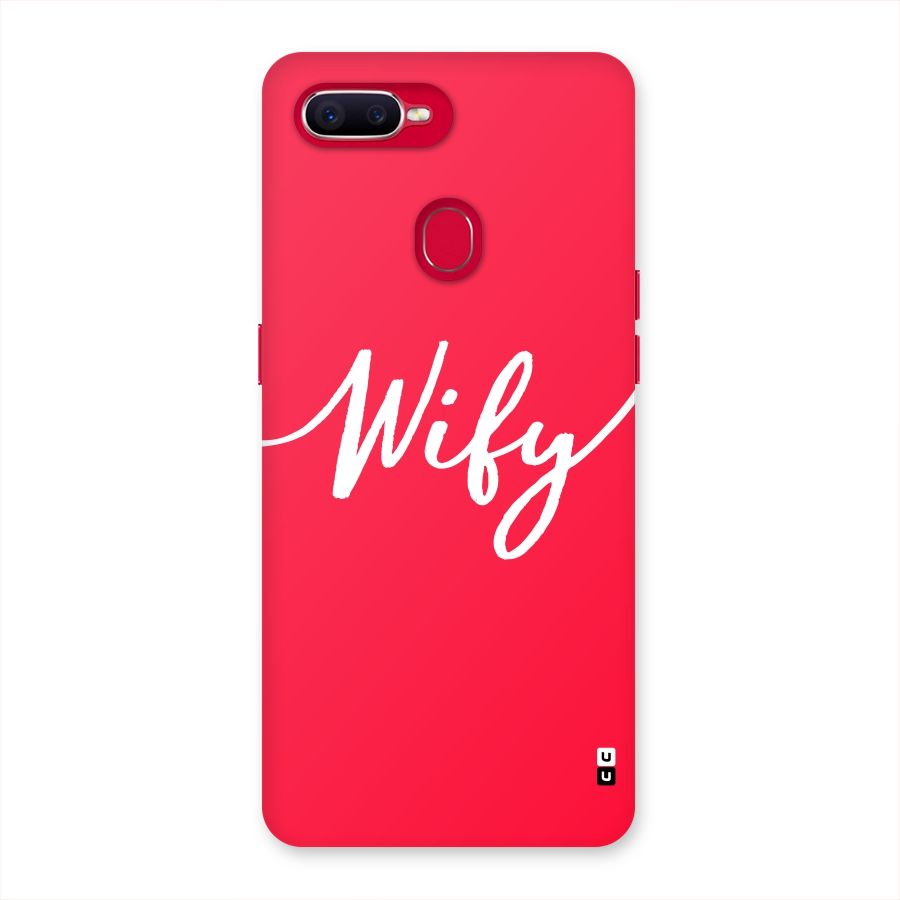 Wify Back Case for Oppo F9 Pro