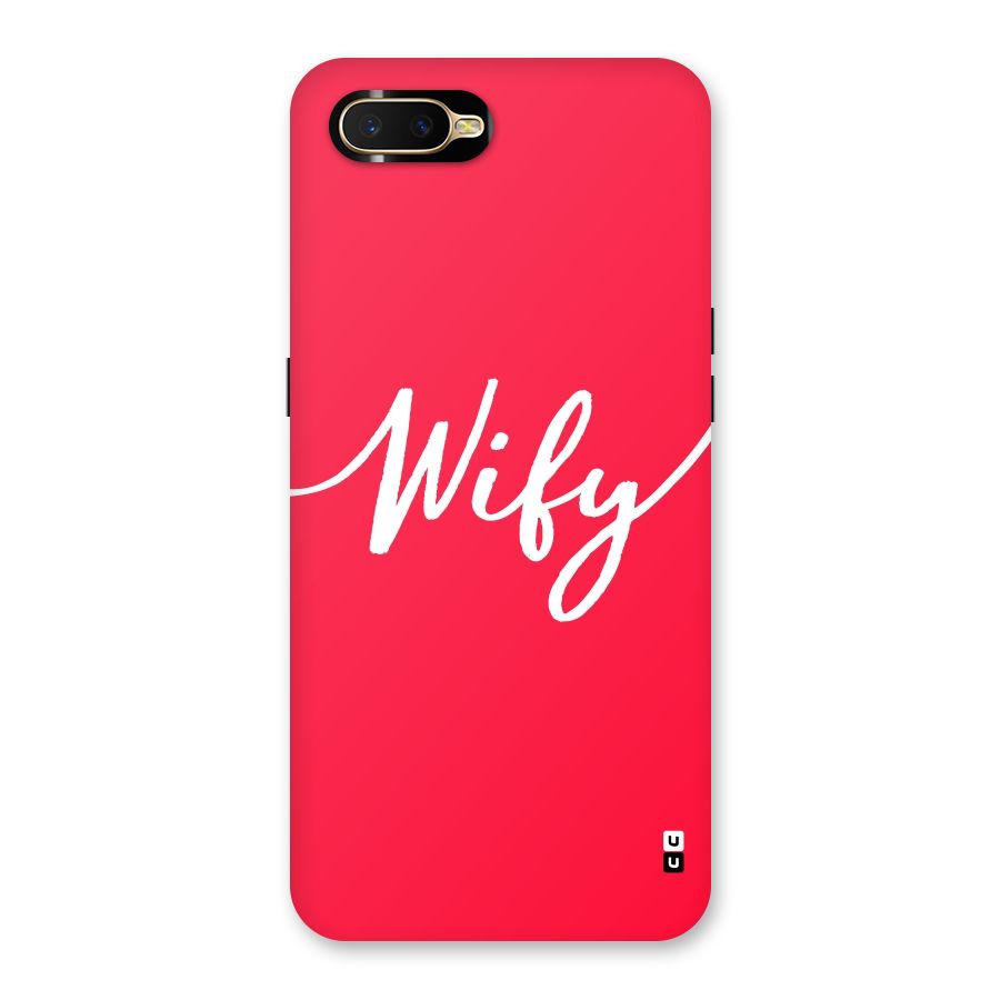 Wify Back Case for Oppo K1