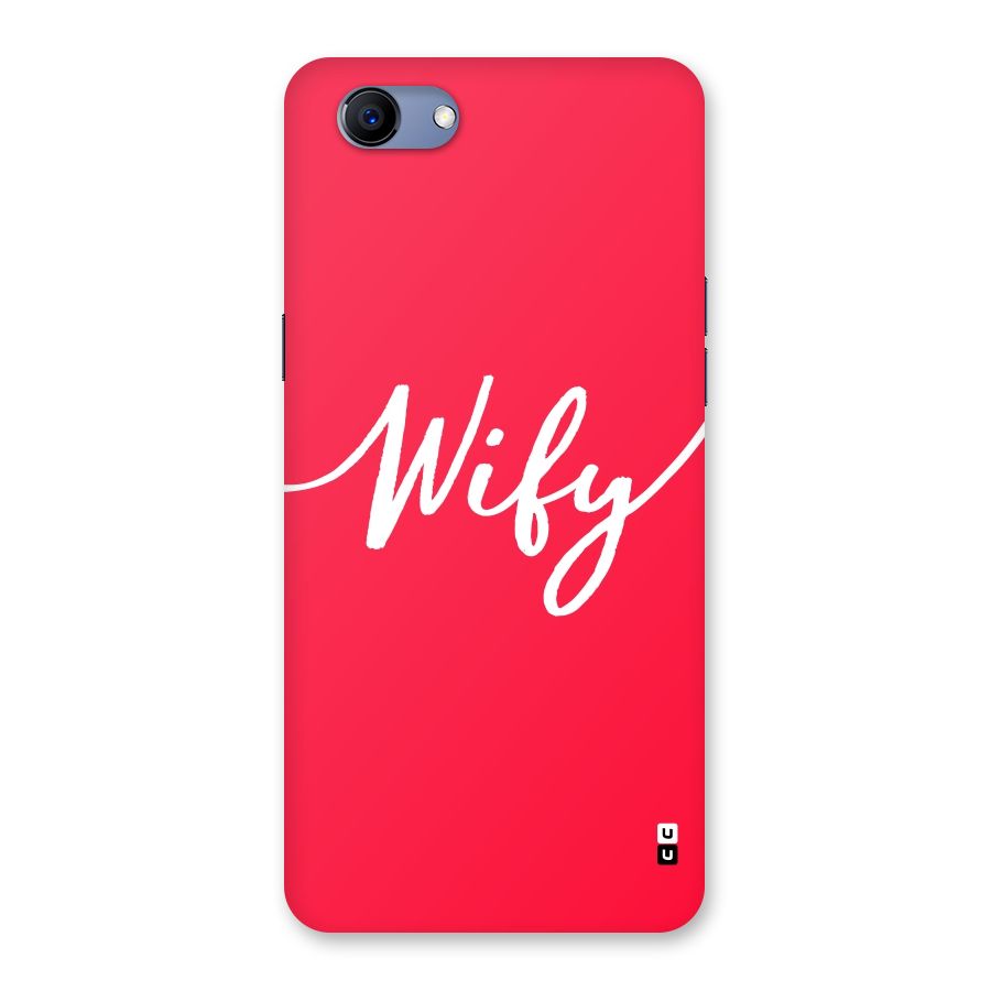 Wify Back Case for Oppo Realme 1
