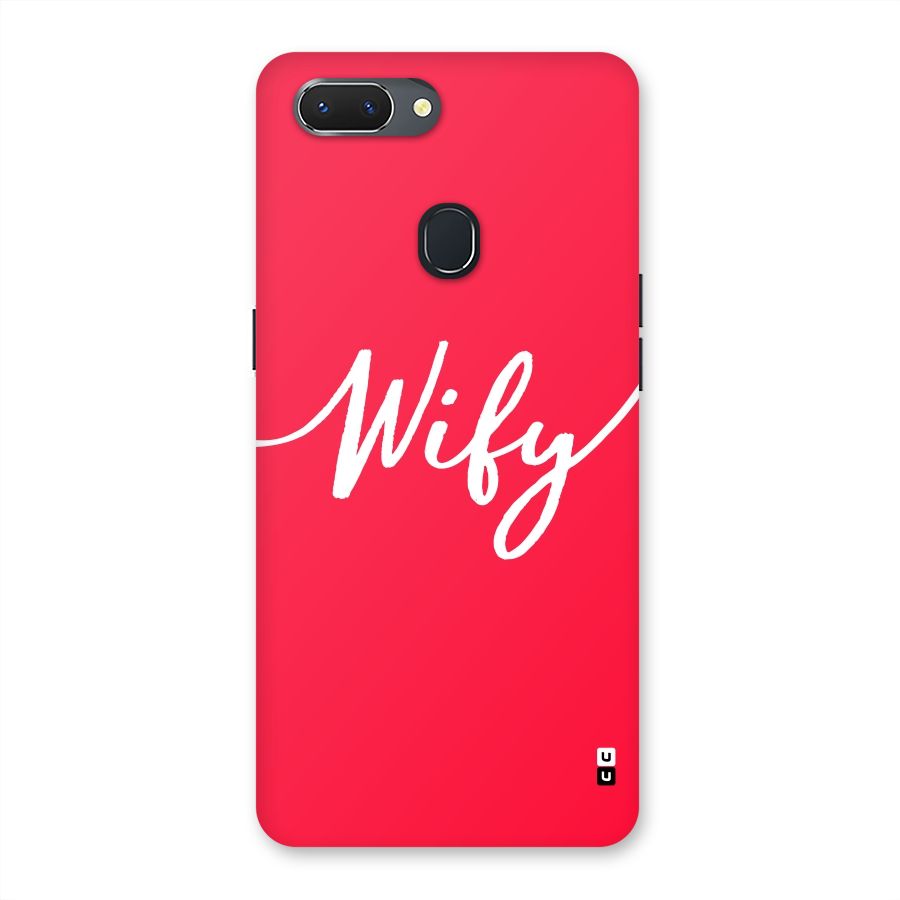 Wify Back Case for Oppo Realme 2