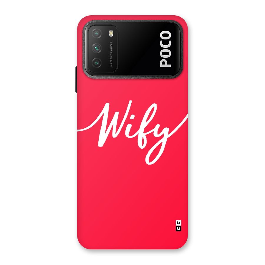 Wify Back Case for Poco M3