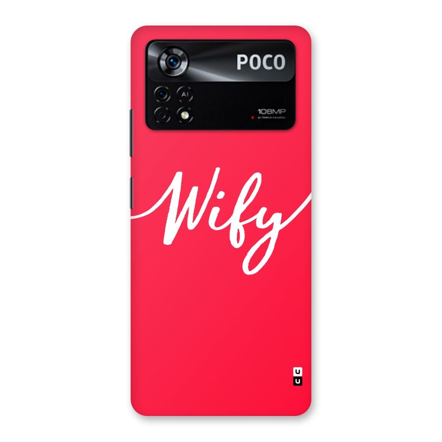 Wify Back Case for Poco X4 Pro 5G