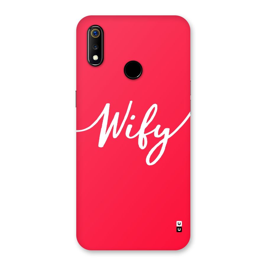 Wify Back Case for Realme 3