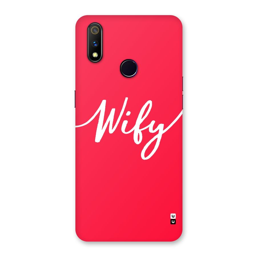 Wify Back Case for Realme 3 Pro