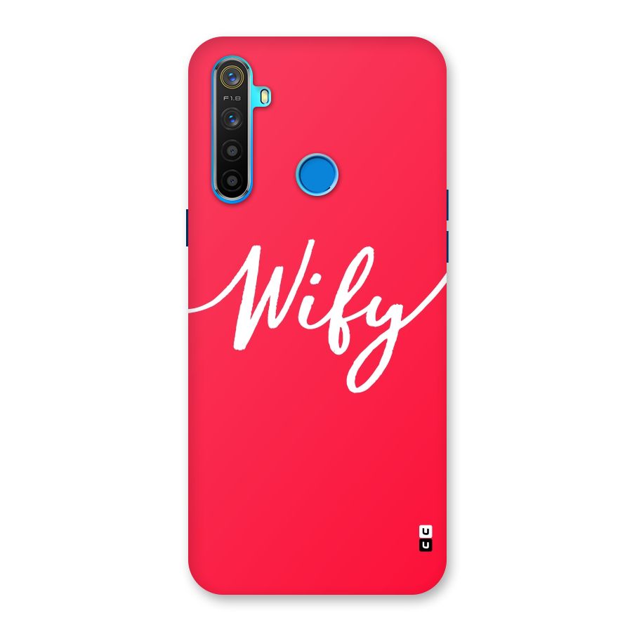 Wify Back Case for Realme 5